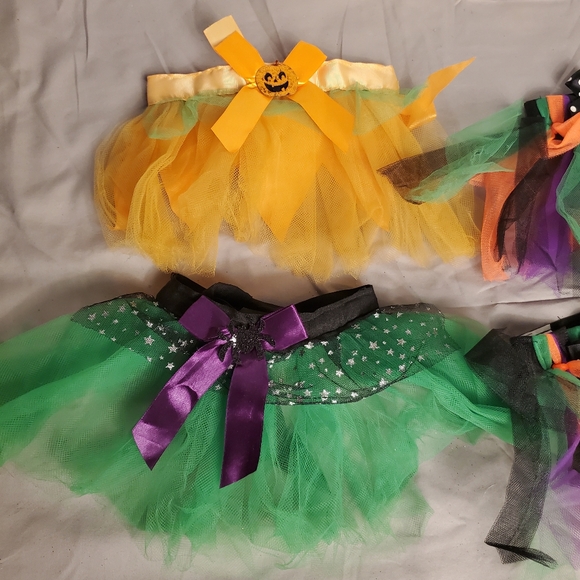 Adorable Set of 4 Animal Dog/Cat/Farm Animal Halloween Holiday Tutu Costume - Picture 2 of 8